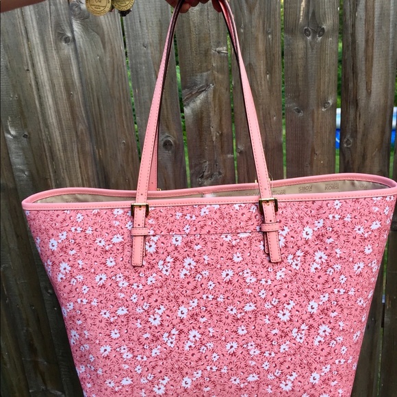 Michael Kors Jet Set Tote ๐ NWT Large - Picture 5 of 8